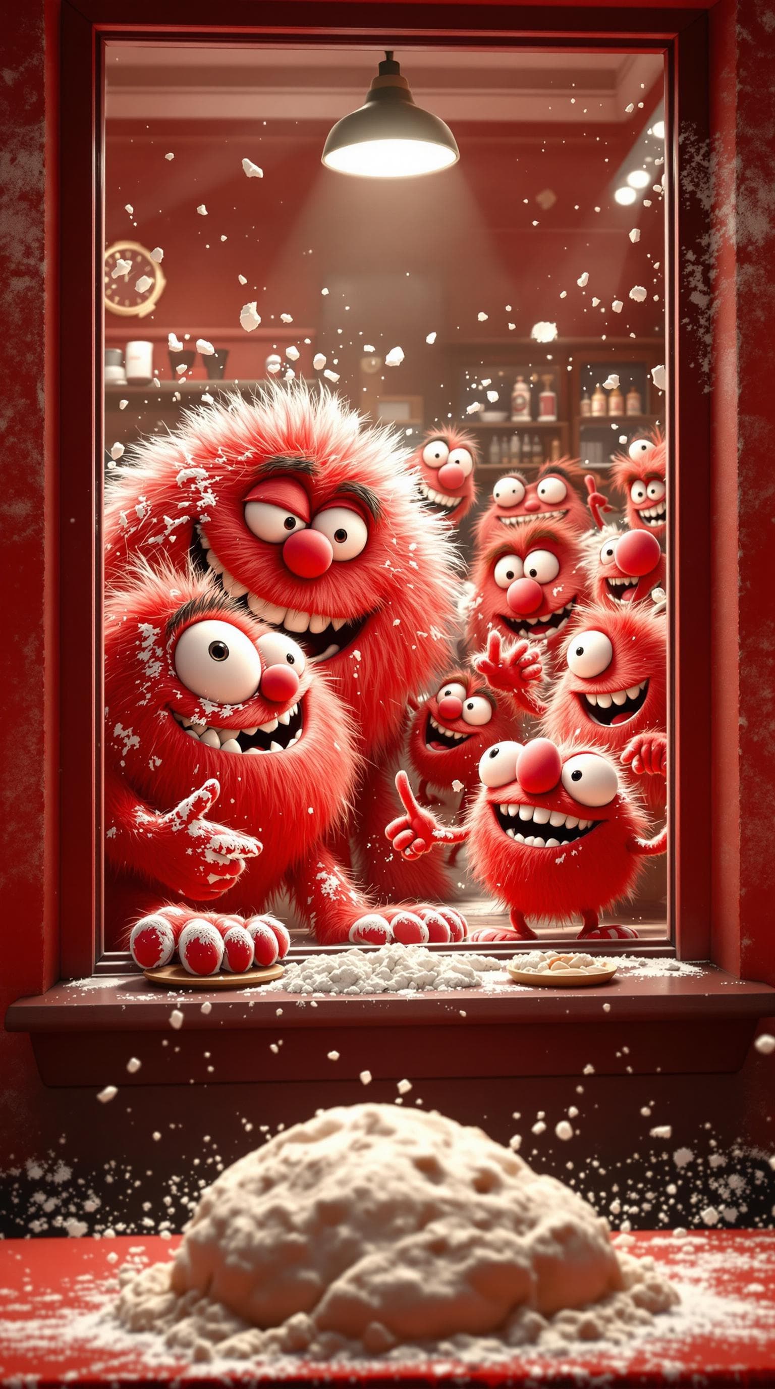 Red Monochrome style example